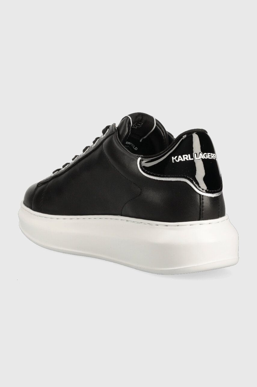 Karl Lagerfeld Sneakers Din Piele KAPRI Culoarea Negru, KL62515