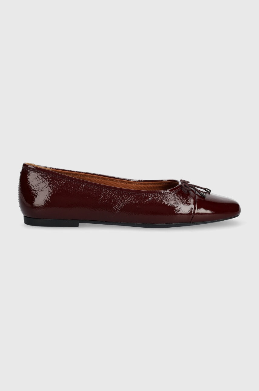 Vagabond Shoemakers balerini de piele JOLIN culoarea bordo, 5508.160.38