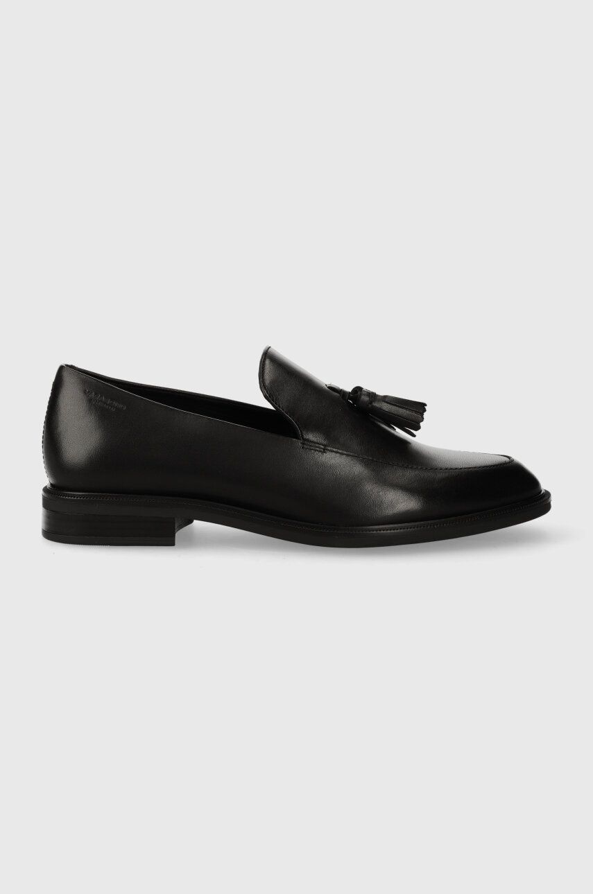 Vagabond Shoemakers mocasini de piele FRANCES 2.0 femei, culoarea negru, cu toc plat, 5606.001.20 2.0
