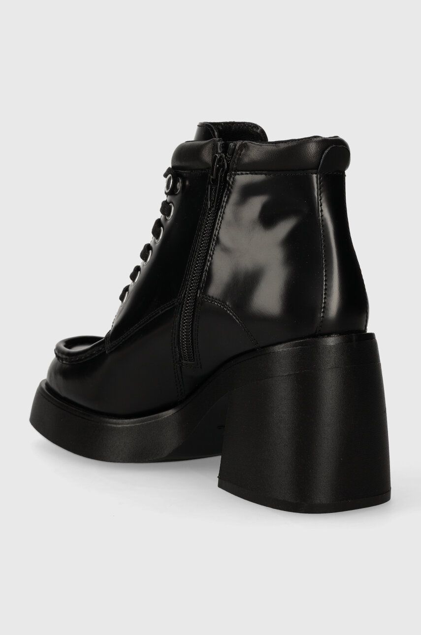 Vagabond Shoemakers Cizme De Piele BROOKE Femei, Culoarea Negru, Cu Toc Drept, 5644.004.20