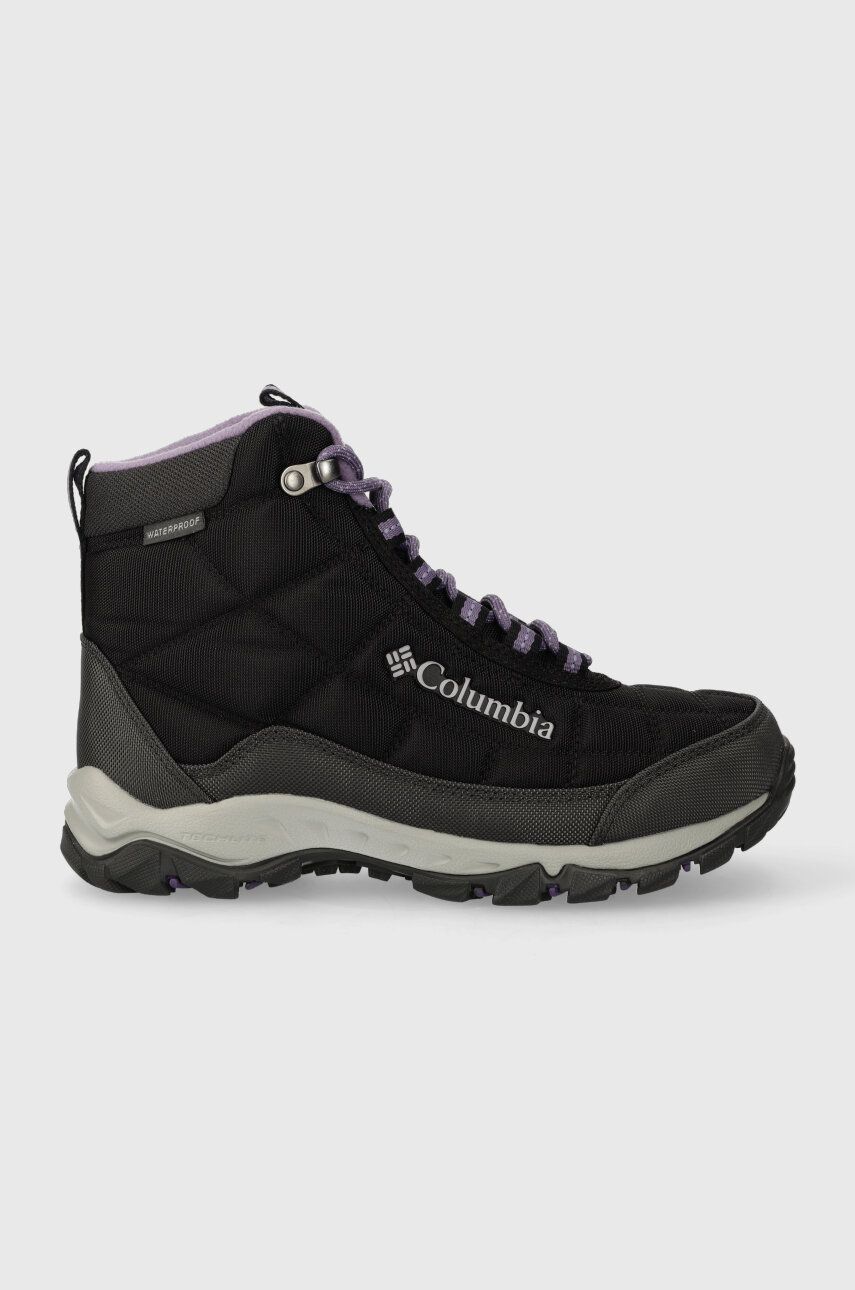 Columbia pantofi Firecamp Boot culoarea negru, izolat