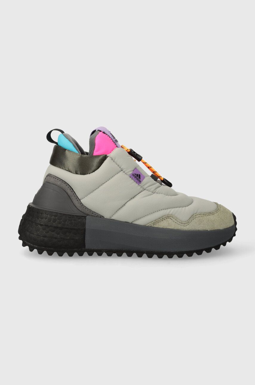 Levně Sneakers boty adidas PLRBOOST šedá barva