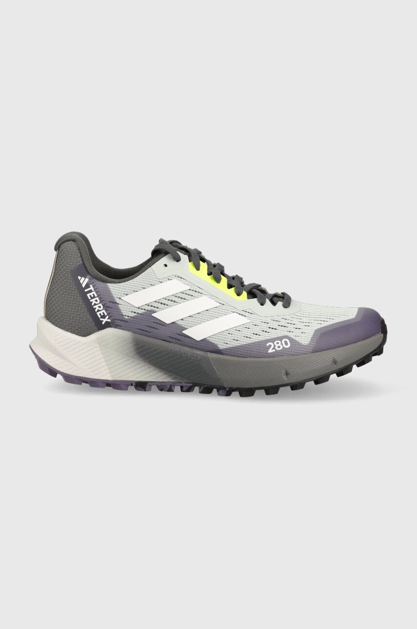 Levně Boty adidas TERREX Agravic Flow 2.0 Trail dámské, šedá barva