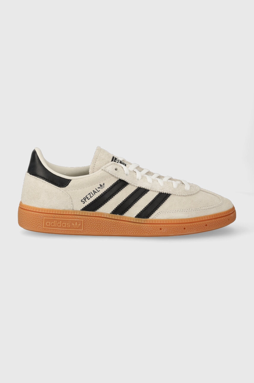 adidas Originals sneakers din piele întoarsă HANDBALL SPEZIAL culoarea bej