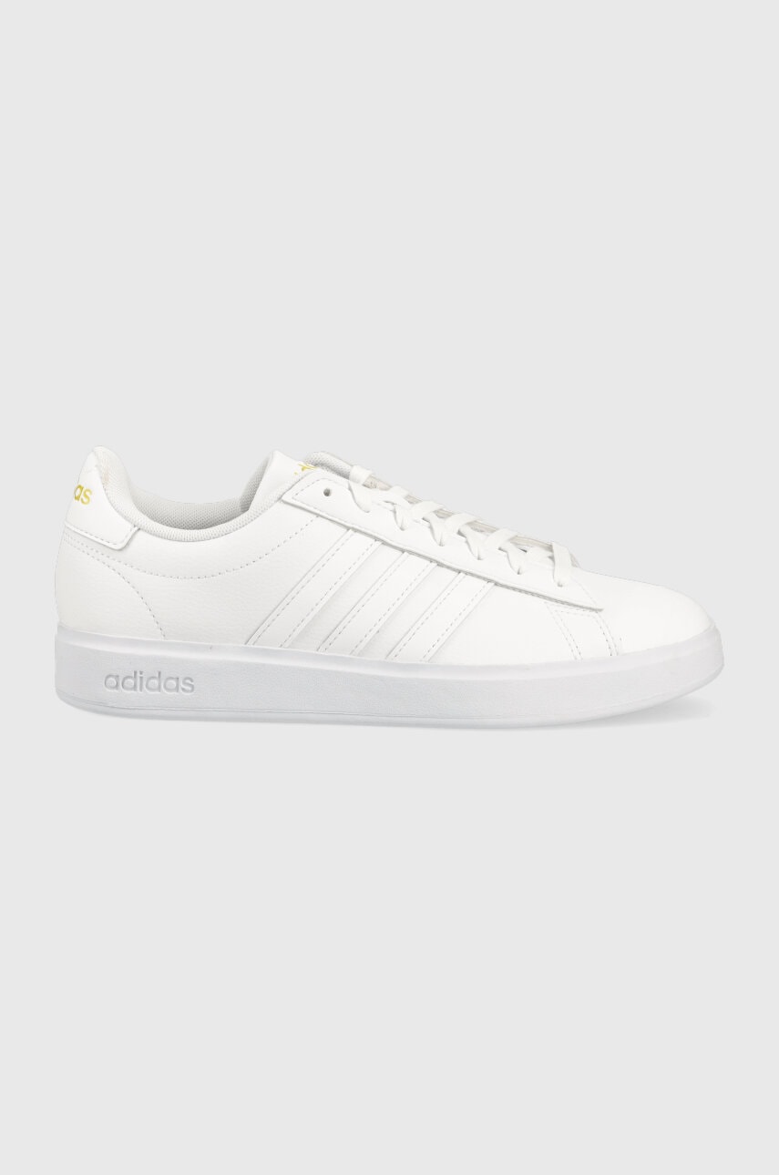 adidas sneakers GRAND COURT culoarea alb