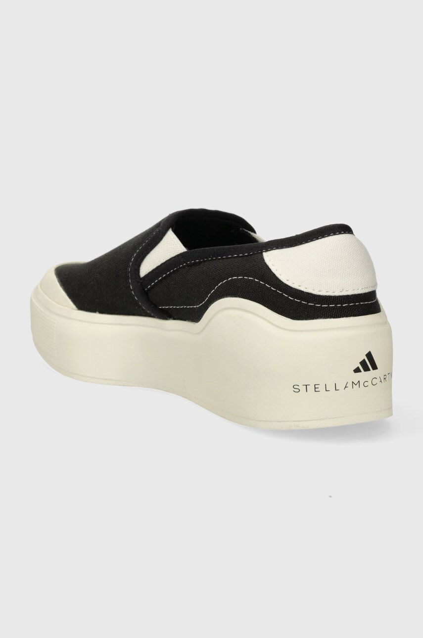 Adidas By Stella McCartney Tenisi ASMC Court Slip On Femei, Culoarea Negru