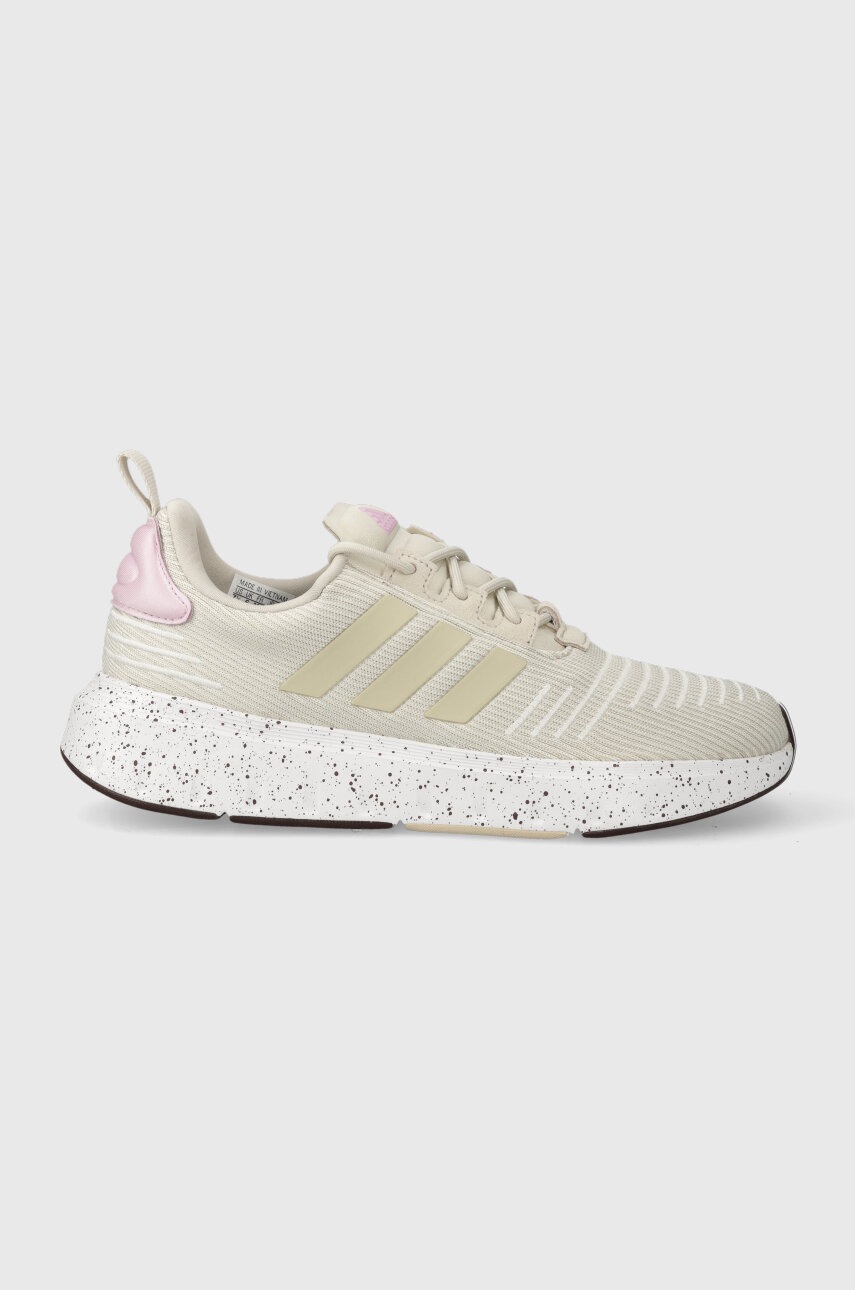 Levně Běžecké boty adidas Swift Run 23 béžová barva