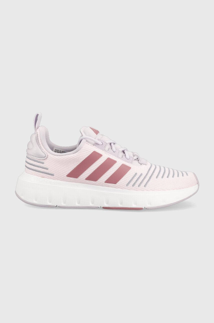 Levně Běžecké boty adidas Swift Run 23 růžová barva