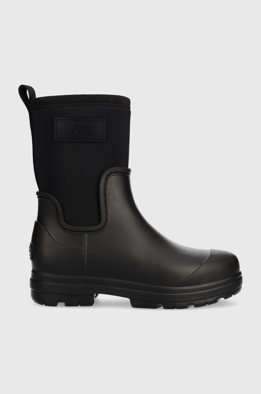 E-shop Holínky UGG Droplet Mid dámské, černá barva, 1143813