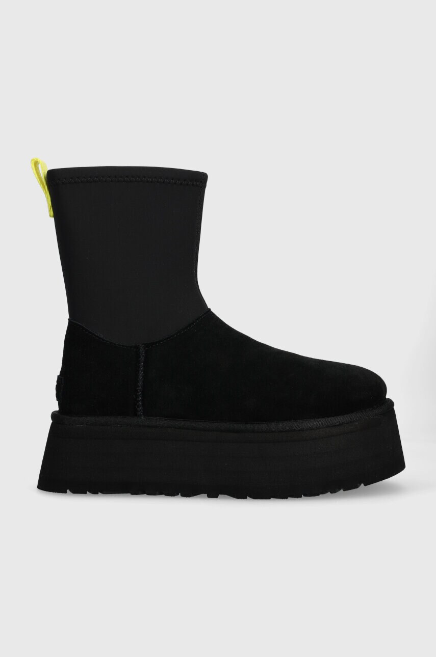 

Зимние сапоги UGG Classic Dipper женские цвет чёрный 1144031