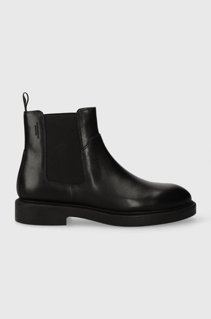 Vagabond Shoemakers Ghete Chelsea De Piele ALEX W Femei, Culoarea Negru, Cu Toc Plat, 5648.101.20