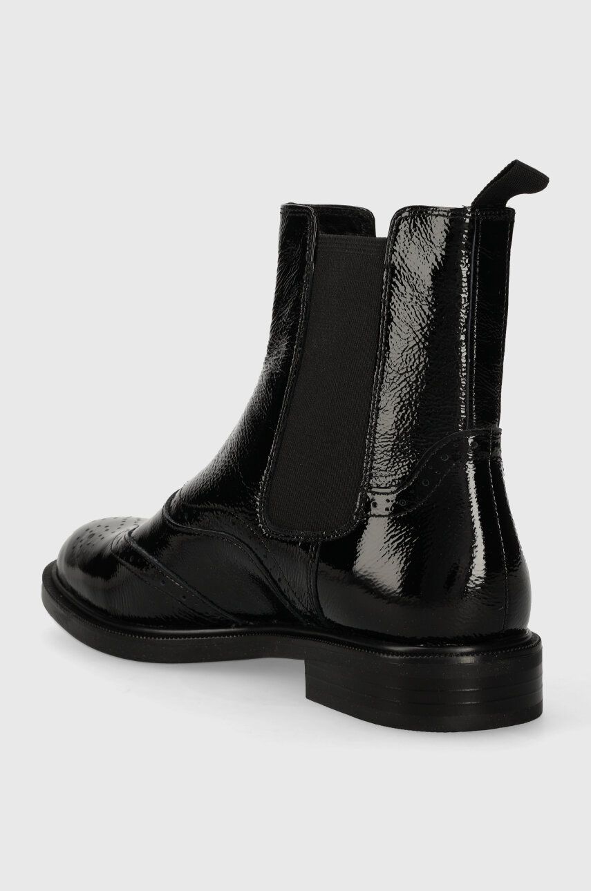 Vagabond Shoemakers Ghete Chelsea De Piele AMINA Femei, Culoarea Negru, Cu Toc Plat, 5603.160.20
