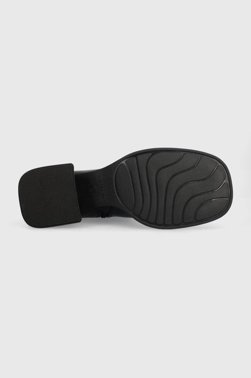 Шкіряні черевики Vagabond Shoemakers ANSIE жіночі колір чорний каблук блок 5645.301.20 