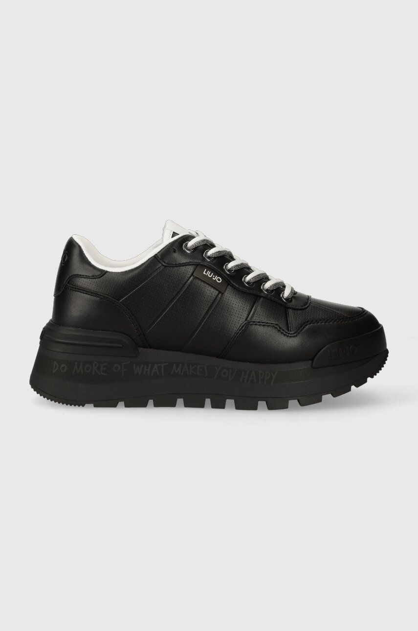 Sneakers boty Liu Jo AMAZING 01 černá barva, BF3055EX01422222 - černá -  Svršek: Umělá hmota