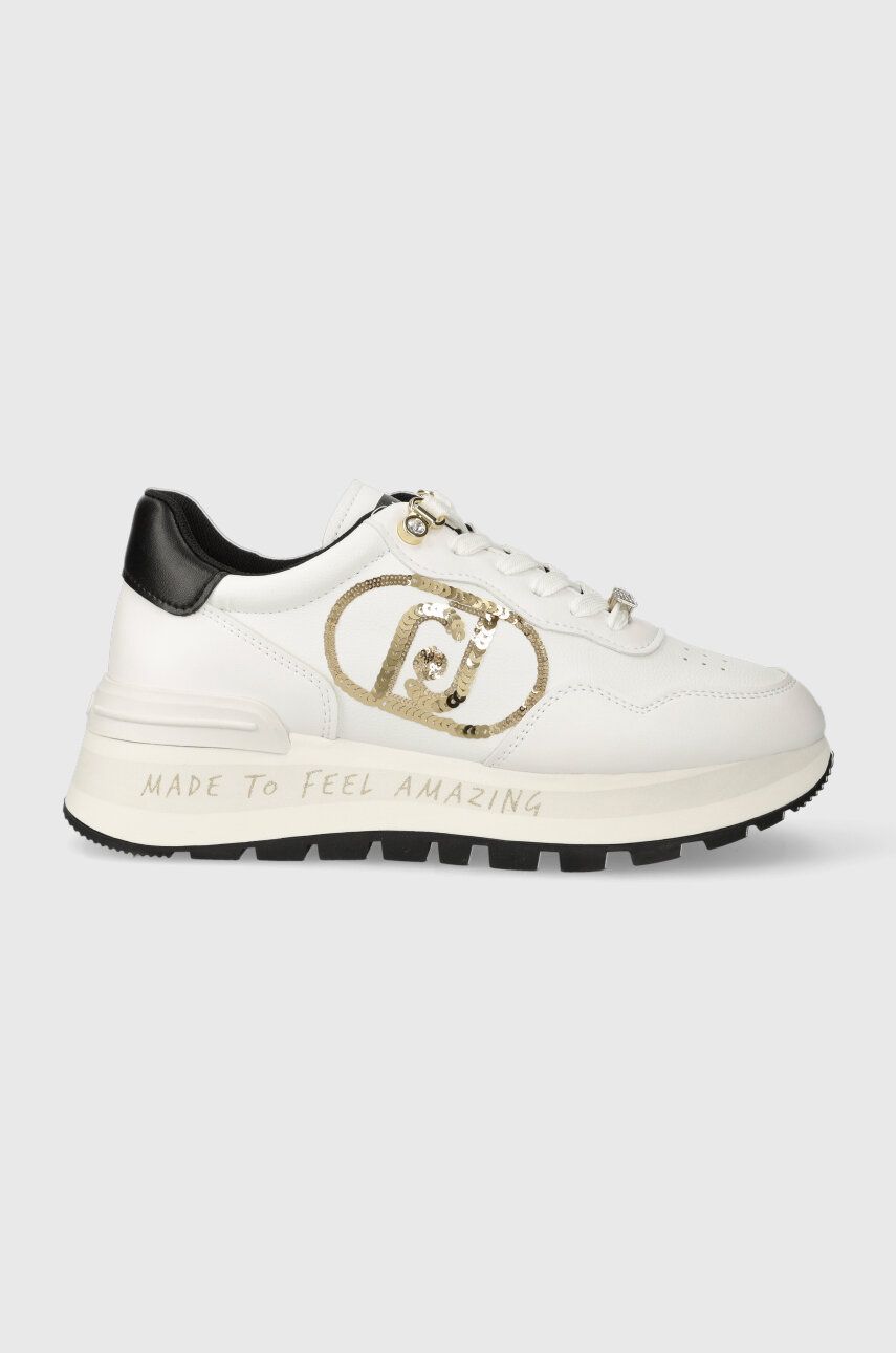 Sneakers boty Liu Jo AMAZING 20 bílá barva, BF3087EX207S1052 - bílá -  Svršek: Umělá hmota