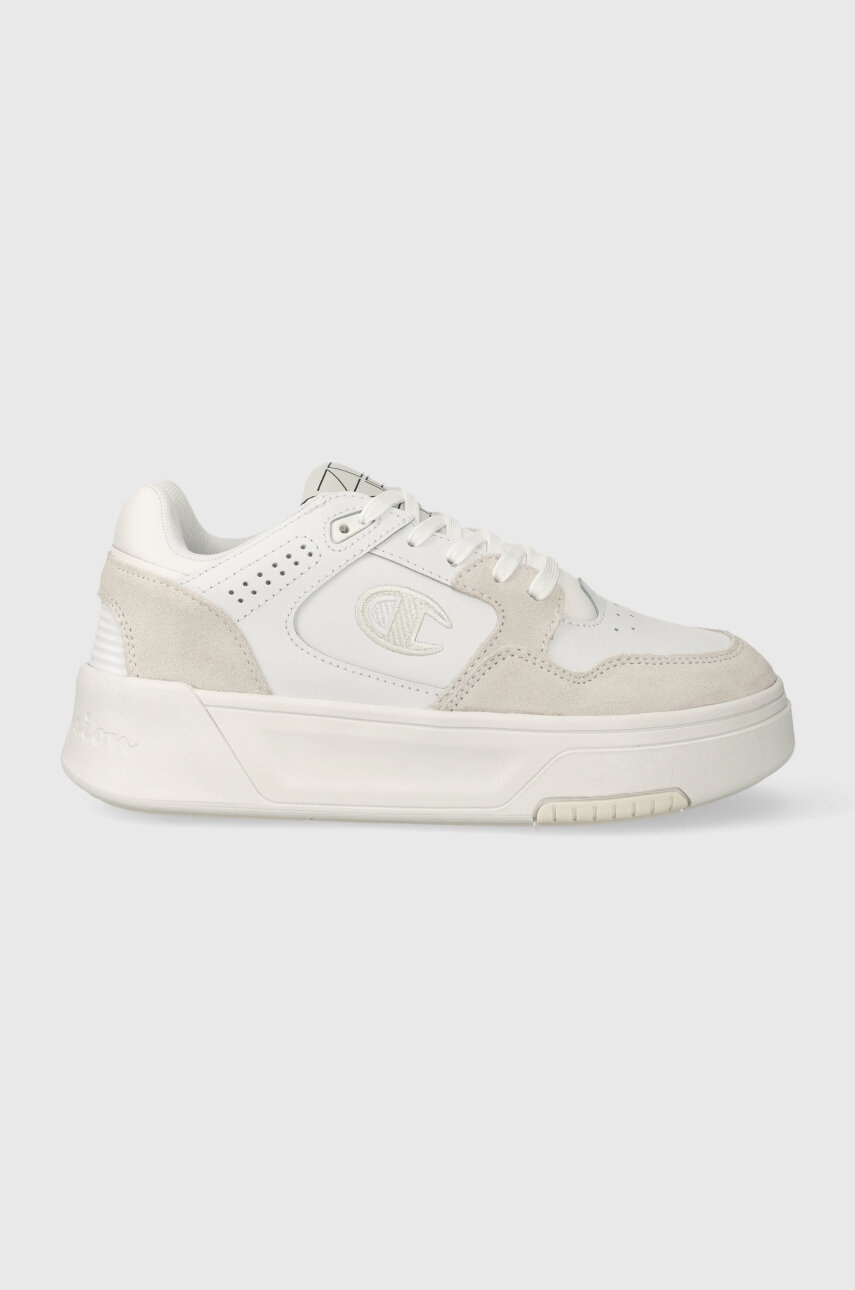 Champion sneakers din piele Z80 PLATFORM SL Low culoarea alb