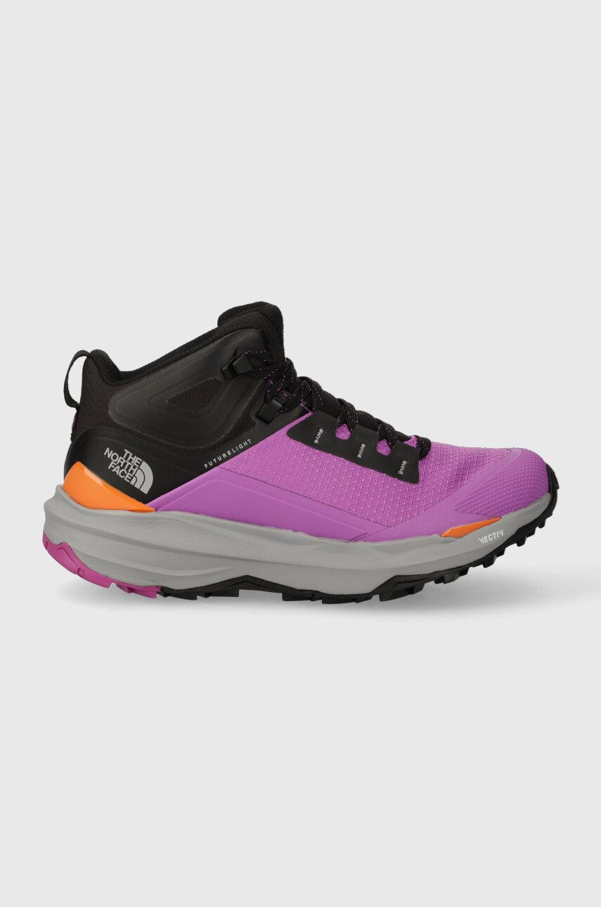 

Ботинки The North Face Vectiv Exploris 2 Mid Futurelight женские цвет фиолетовый слегка утеплённый