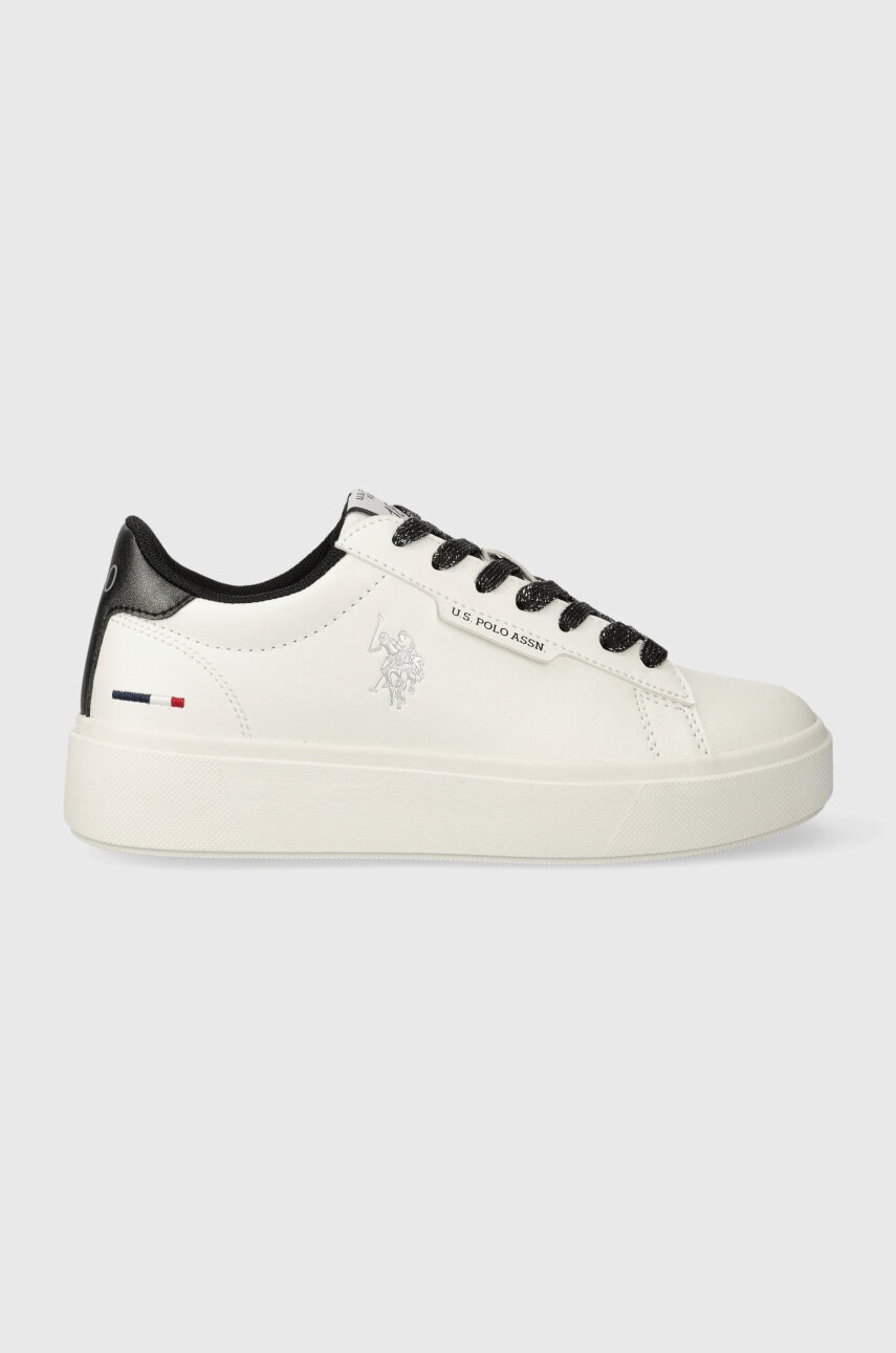 U.s. Polo Assn. Sneakers Ashley Culoarea Alb, Ashley001w/cyn1