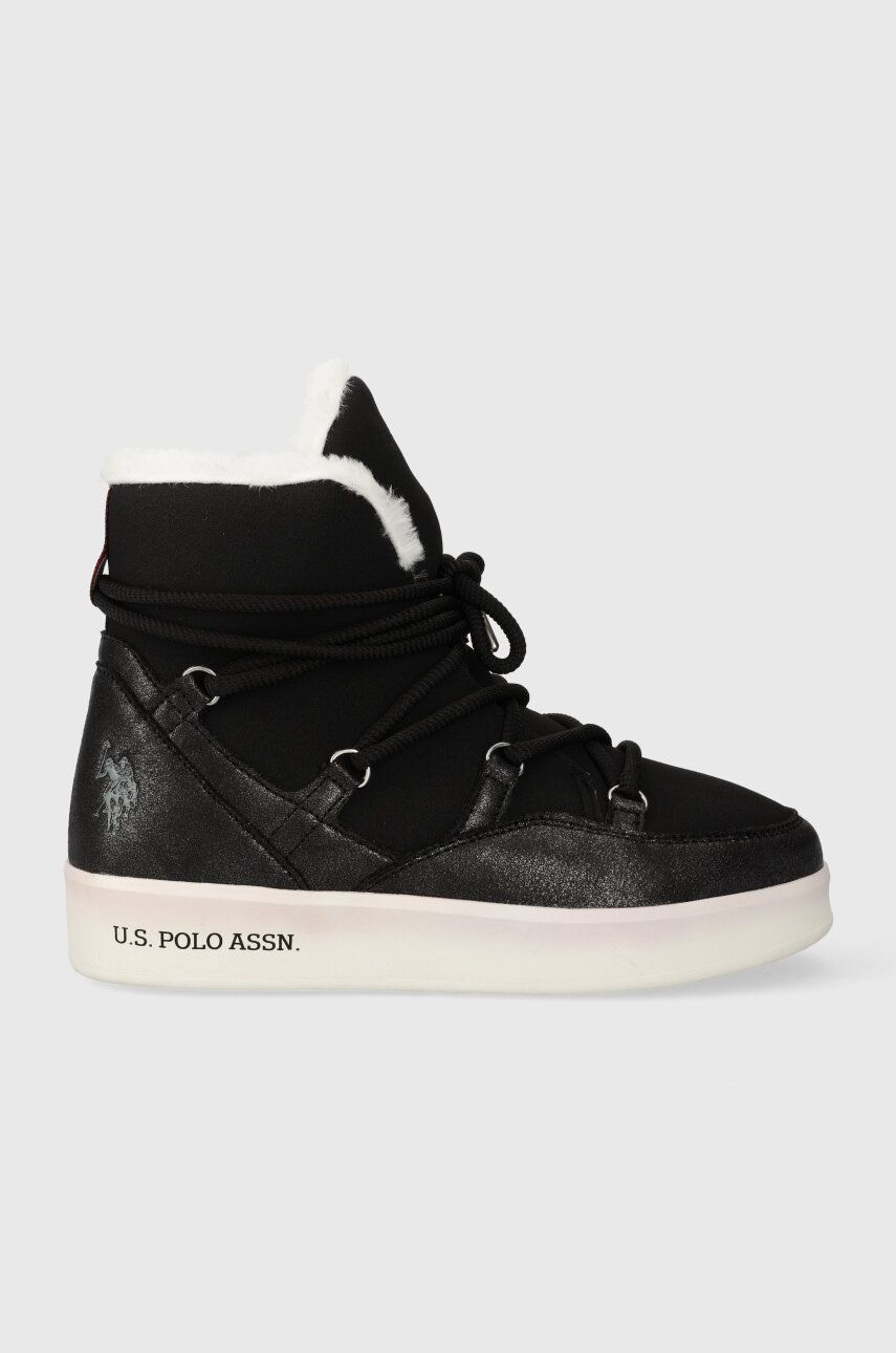 U.S. Polo Assn. cizme de iarna VEGY culoarea negru, VEGY005W/CHY1