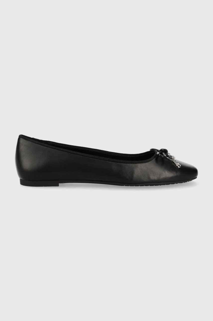 MICHAEL Michael Kors balerini de piele Nori culoarea negru, 40F3NRFP1L