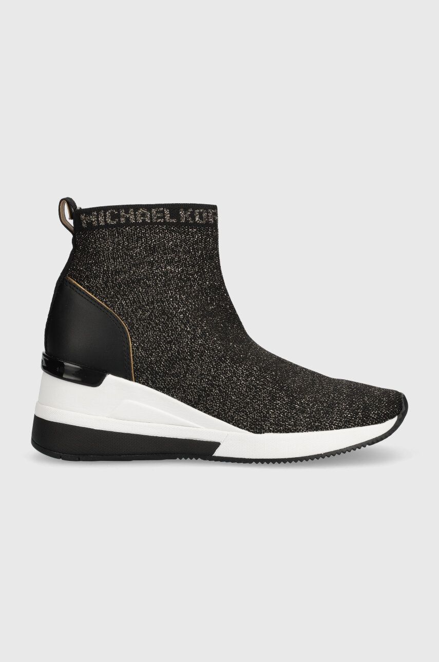 Sneakers boty MICHAEL Kors Skyler černá barva, 43F3SKFE5M - černá - Svršek: Textilní materiál