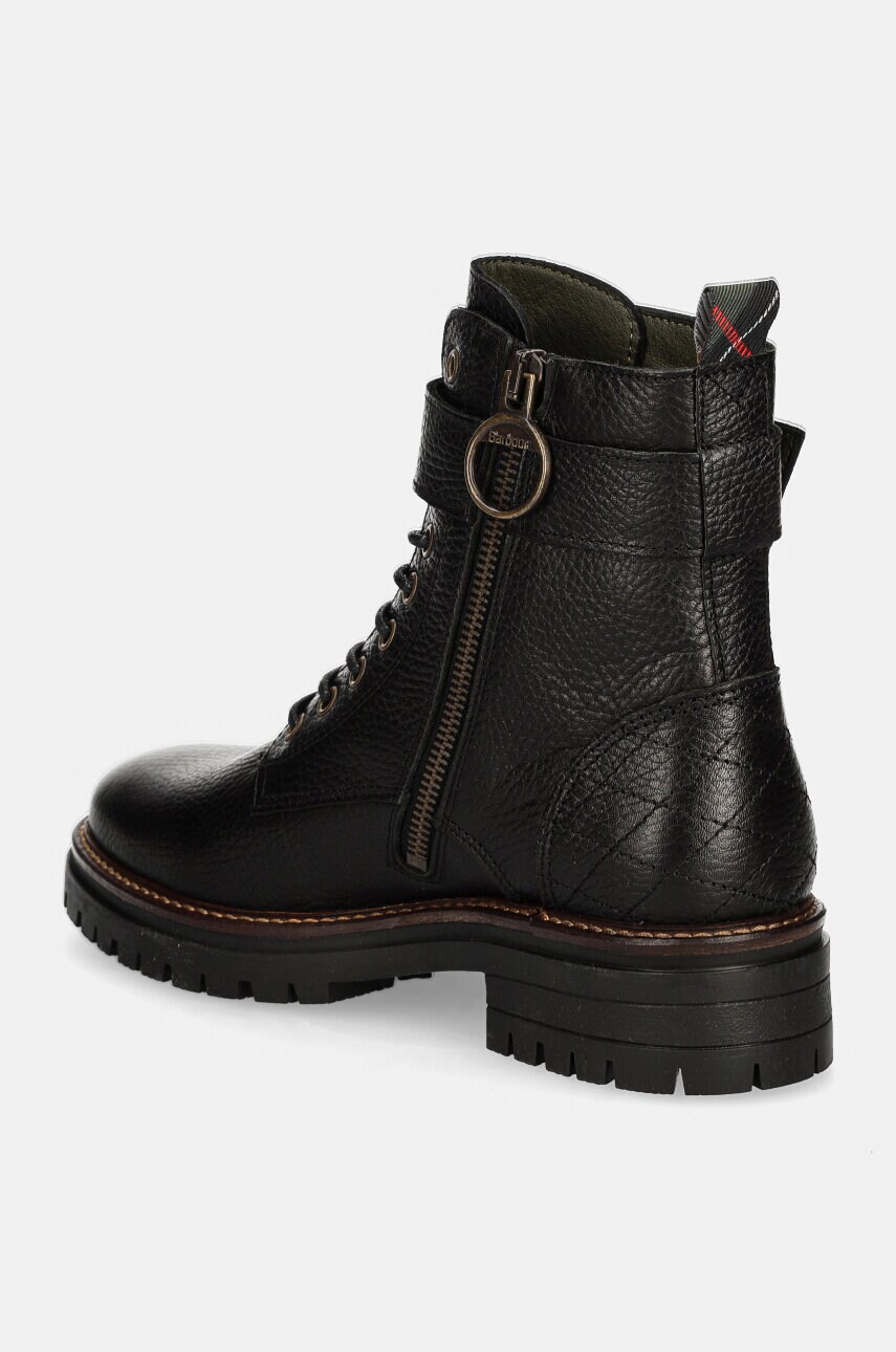 Barbour bokacsizma LFO0637BK52 Heidi fekete, női, lapos talpú, LFO0637BK52 termék 2. képe