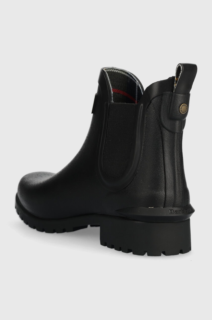 Гумові чоботи Barbour Wilton жіночі колір чорний LRF0066BK11 