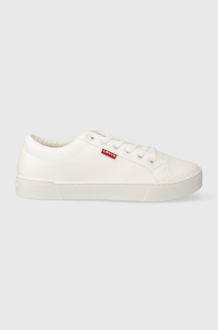 Sneakers boty Levi′s MALIBU 2.0 bílá barva, 234198.50 - bílá -  Svršek: Umělá hmota Vnitře