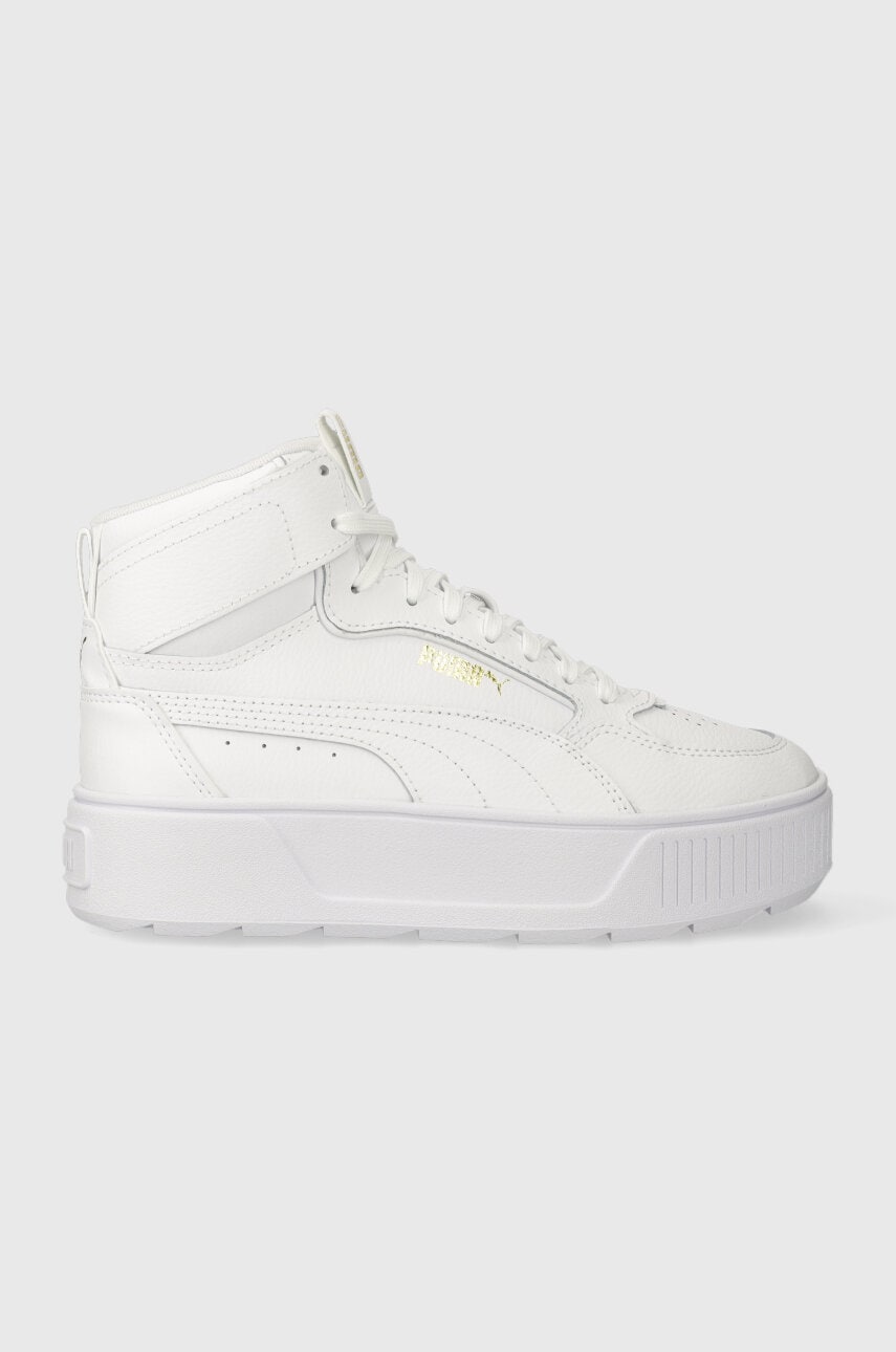 Puma sneakers Karmen Rebelle Mid culoarea alb
