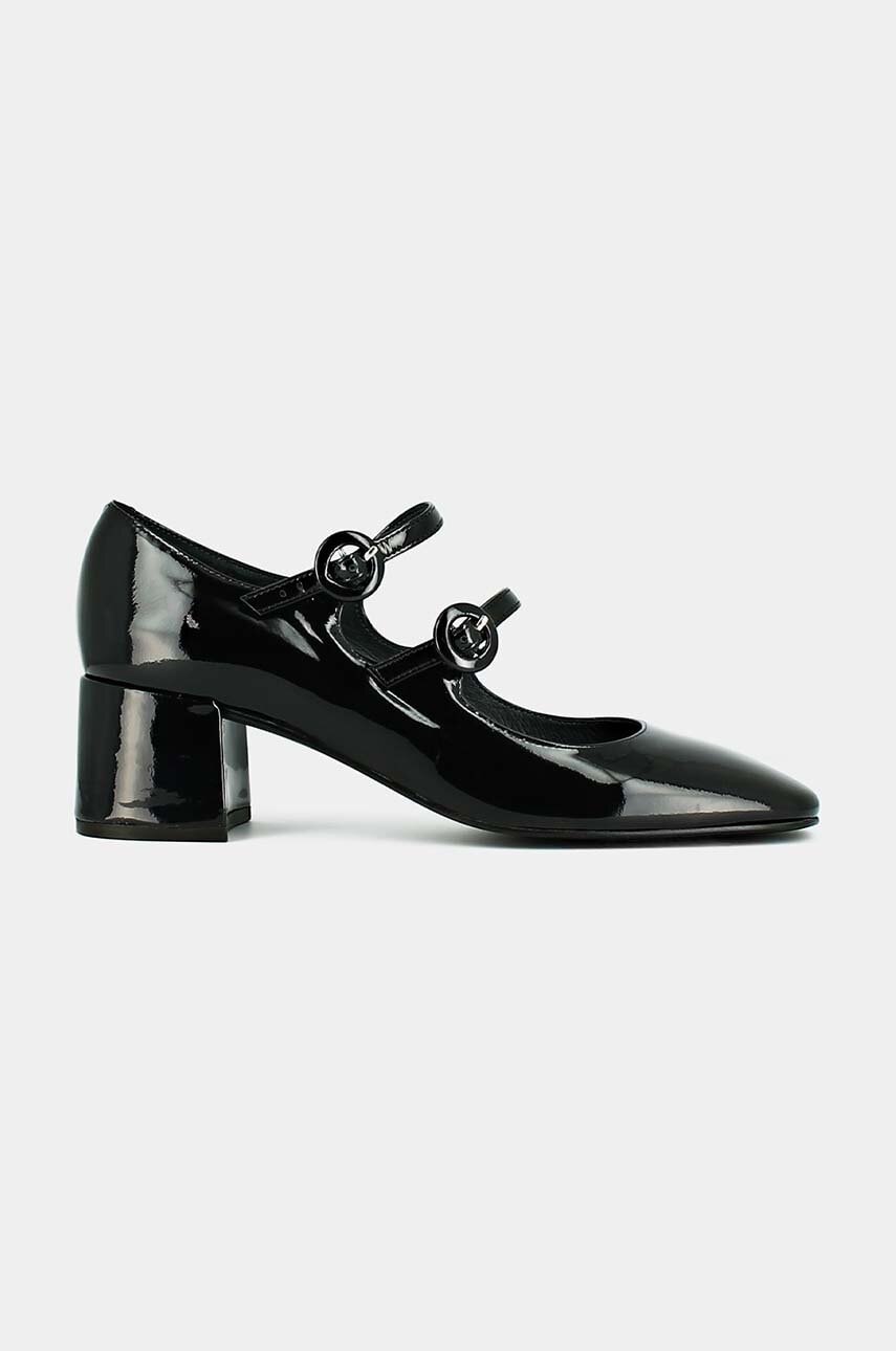 Jonak pantofi de piele DELOU VERNIS culoarea negru, cu toc drept, 3300198 Jonak pantofi de piele DELOU VERNIS culoarea negru, cu toc drept, 3300198