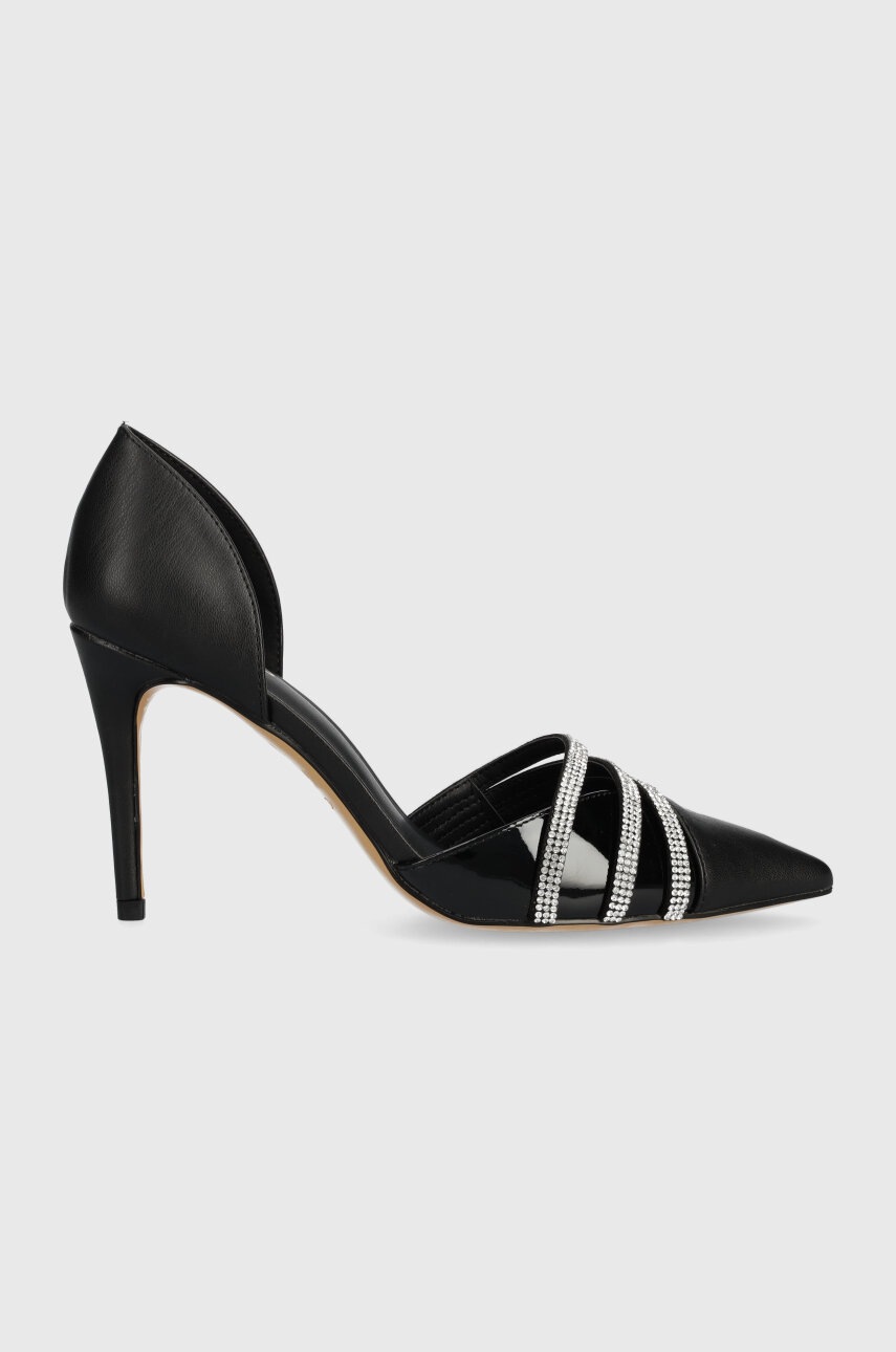 Aldo Pantofi Cu Toc Caryy Culoarea Negru, 13656638.CARYY