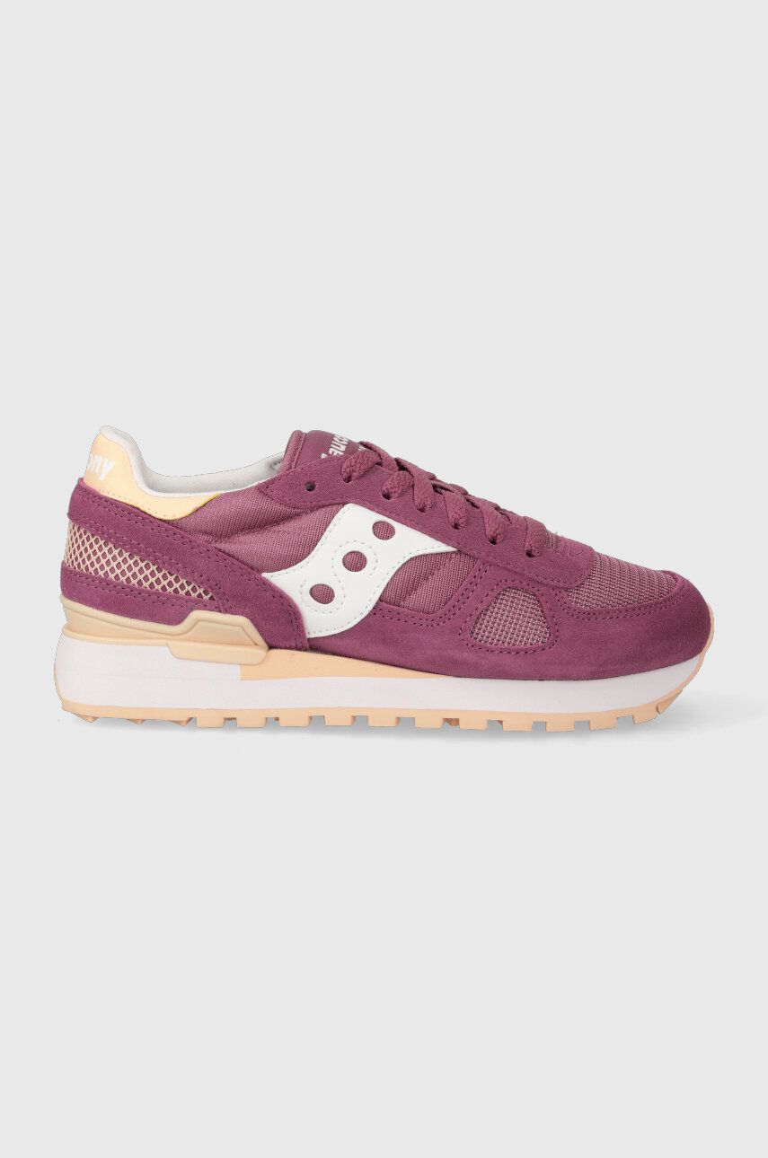 E-shop Sneakers boty Saucony SHADOW ORIGINAL fialová barva