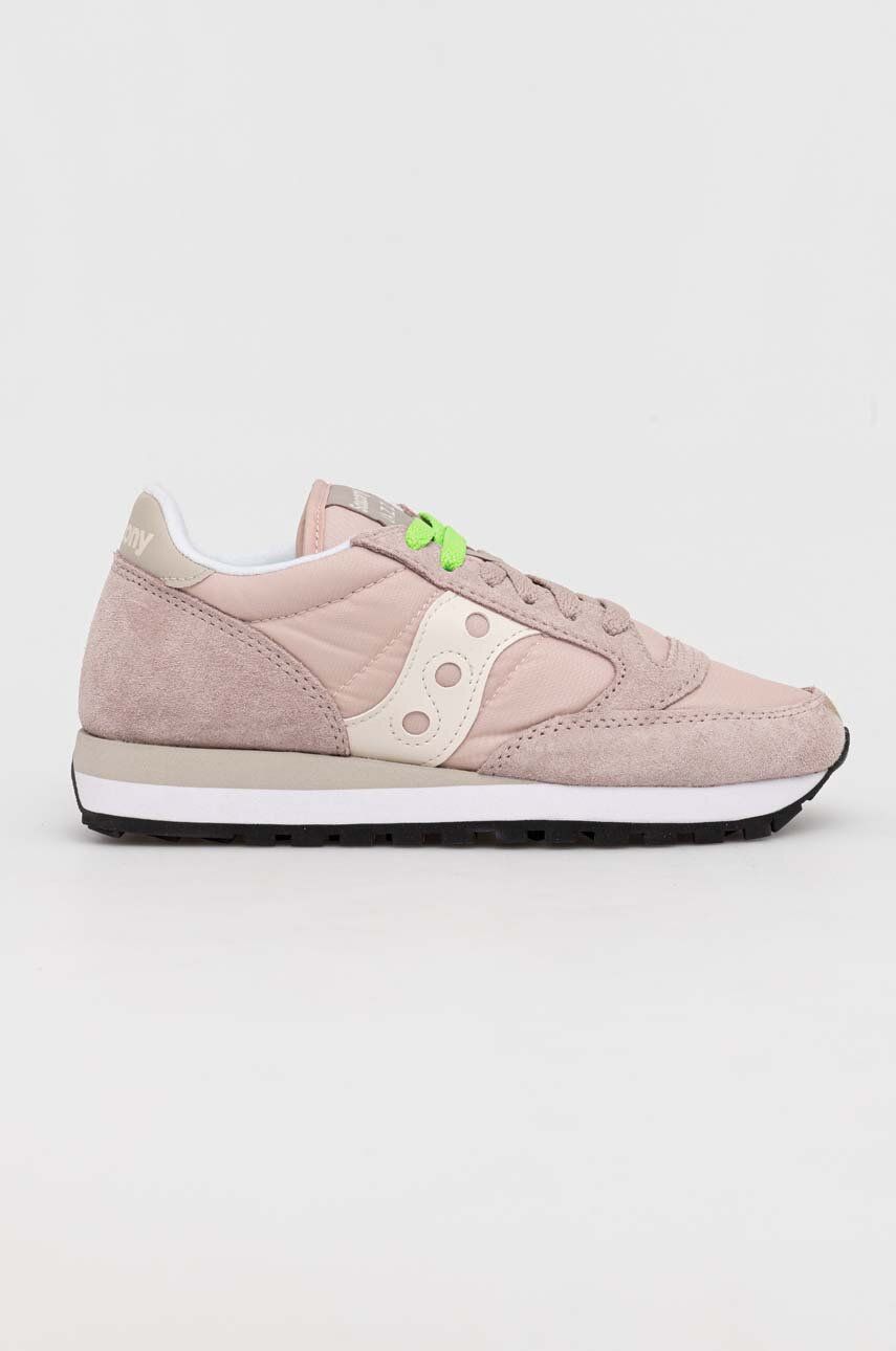 Sneakers boty Saucony JAZZ růžová barva - růžová - Svršek: Textilní materiál