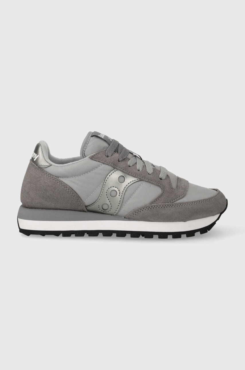 Levně Sneakers boty Saucony JAZZ šedá barva