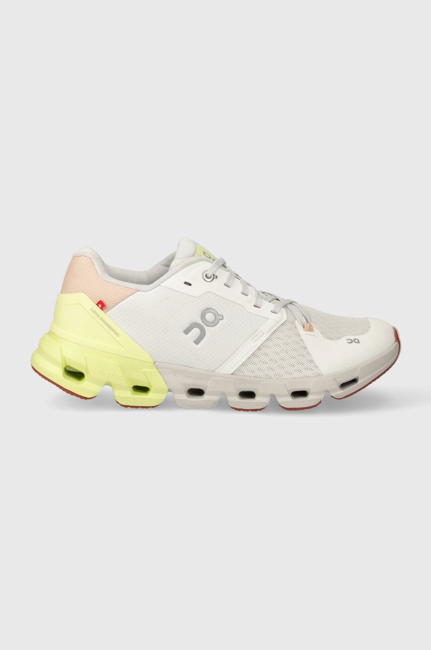 Běžecké boty On-running Cloudflyer 4 bílá barva - bílá -  Svršek: Umělá hmota