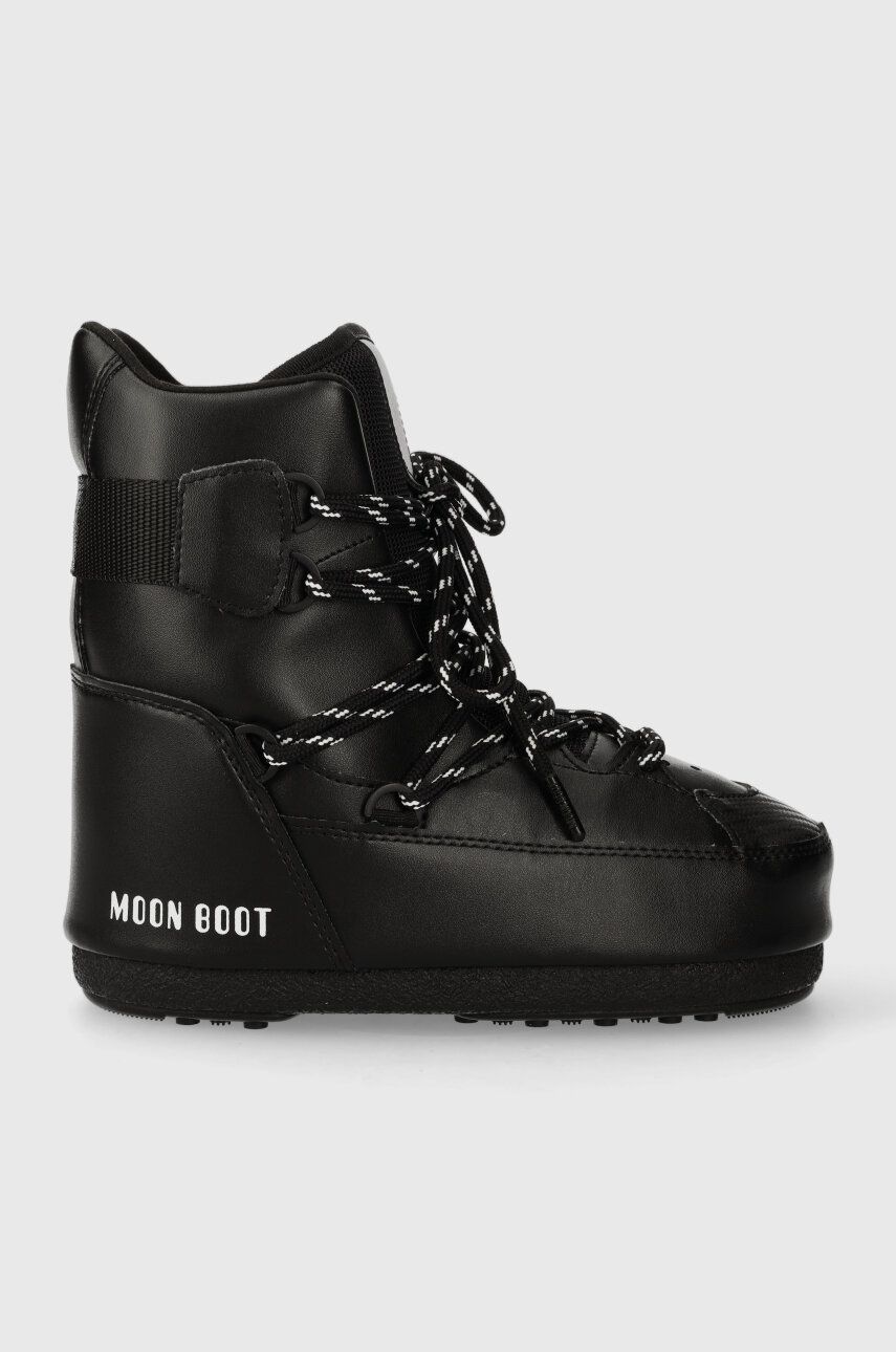 Levně Sněhule Moon Boot SNEAKER MID černá barva, 14028200.001