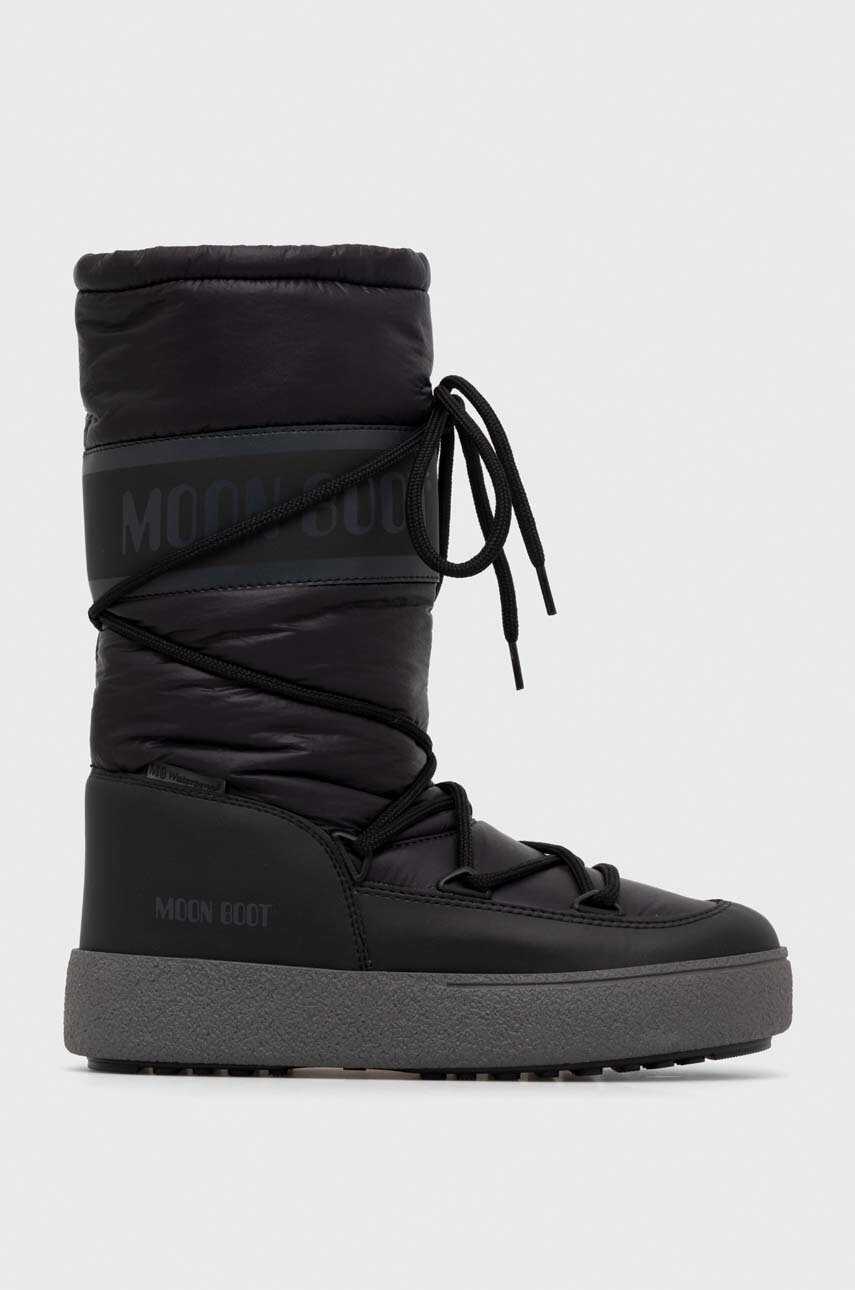 Levně Sněhule Moon Boot LTRACK HIGH NYLON WP černá barva, 24500700.001