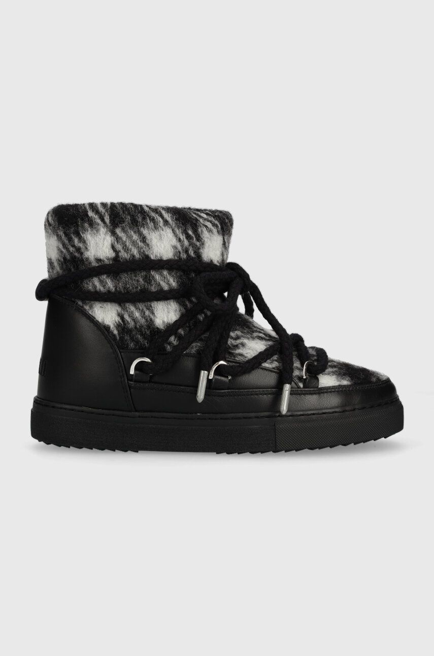 Levně Vlněné boty do sněhu Inuikii Wool černá barva, 75202-063