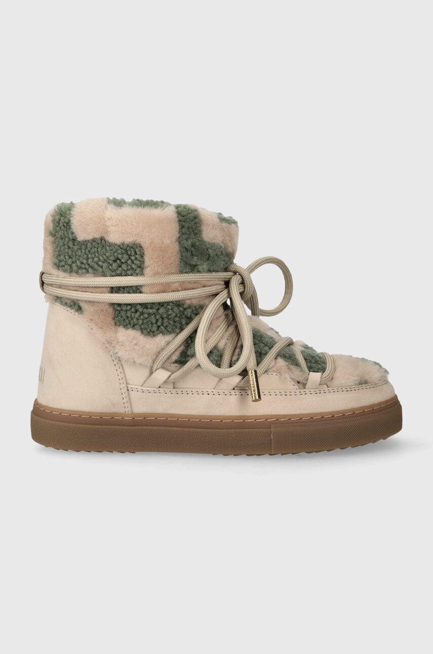 Sněhule Inuikii Shearling Zigzag béžová barva, 75202-090