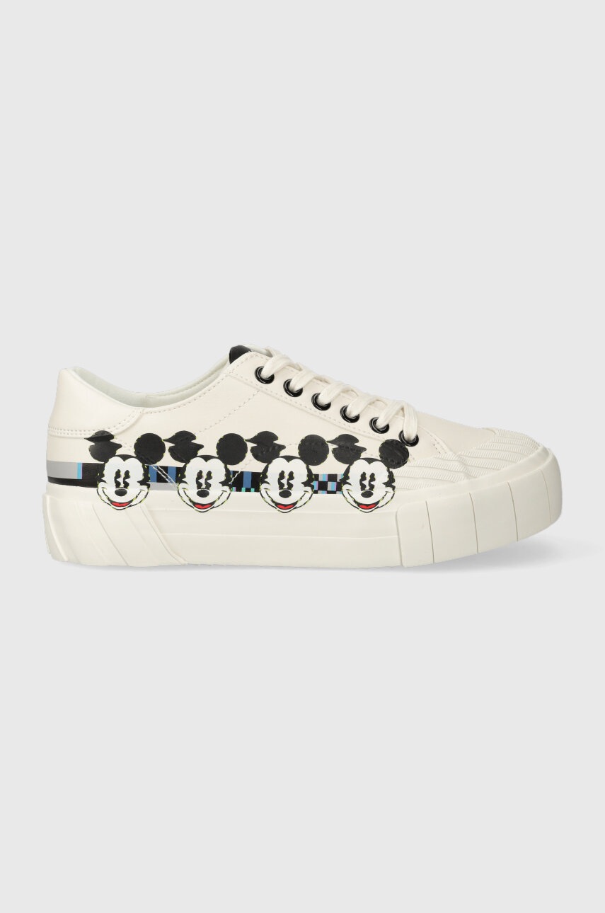 Desigual Sneakers X Disney Culoarea Alb, 23wskp17.1000