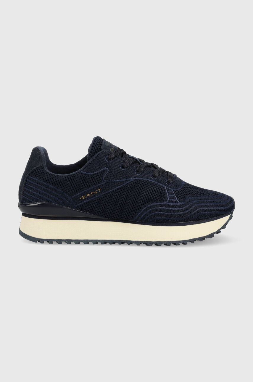 Sneakers boty Gant Bevinda tmavomodrá barva, 26538870.G69 - námořnická modř -  Svršek: Textilní
