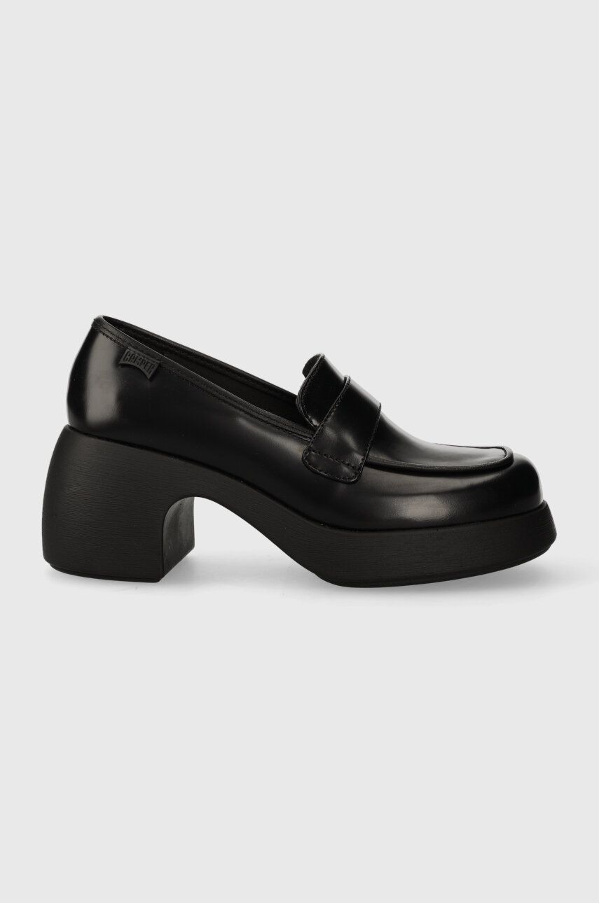 Camper pantofi de piele Thelma culoarea negru, toc pana, K201292.010