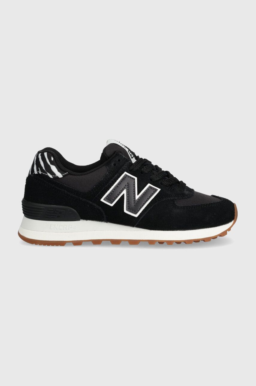 E-shop Sneakers boty New Balance WL574XB2 černá barva