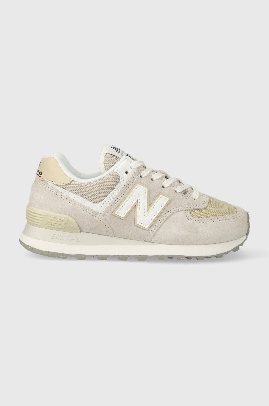 Levně Sneakers boty New Balance U574FOG šedá barva