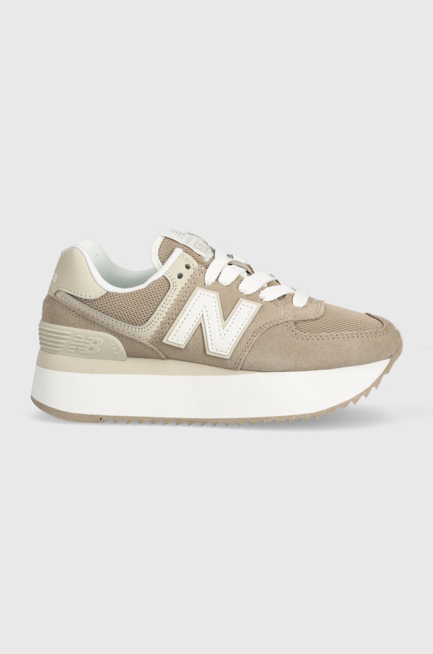 New Balance sneakers 574 culoarea bej WL574ZSM