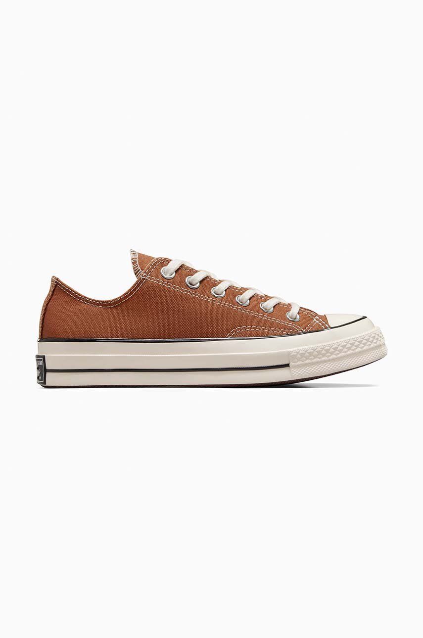 Tenisky Converse Chuck 70 dámské, hnědá barva, A04591C - hnědá - Svršek: Textilní materiál Podr