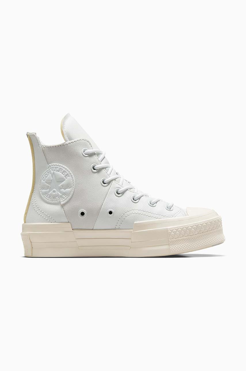 Converse teniși Chuck 70 Plus femei, culoarea alb, A05259C