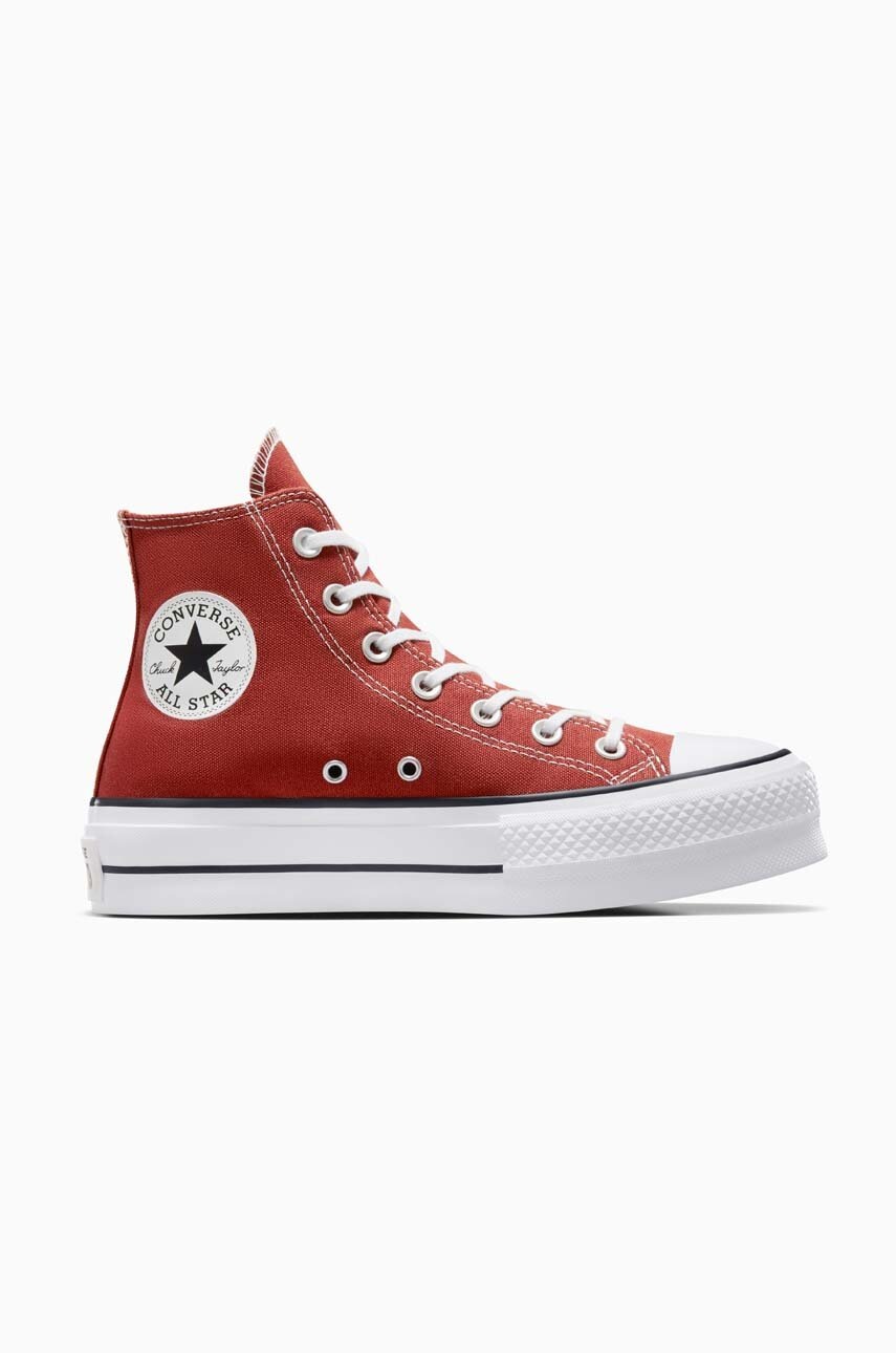 Converse teniși Chuck Taylor All Star Lift femei, culoarea roșu, A06896C