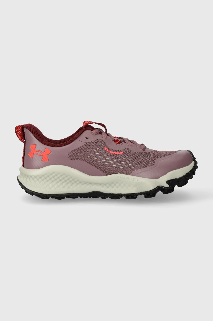 Under Armour pantofi Charged Maven Trail femei, culoarea violet