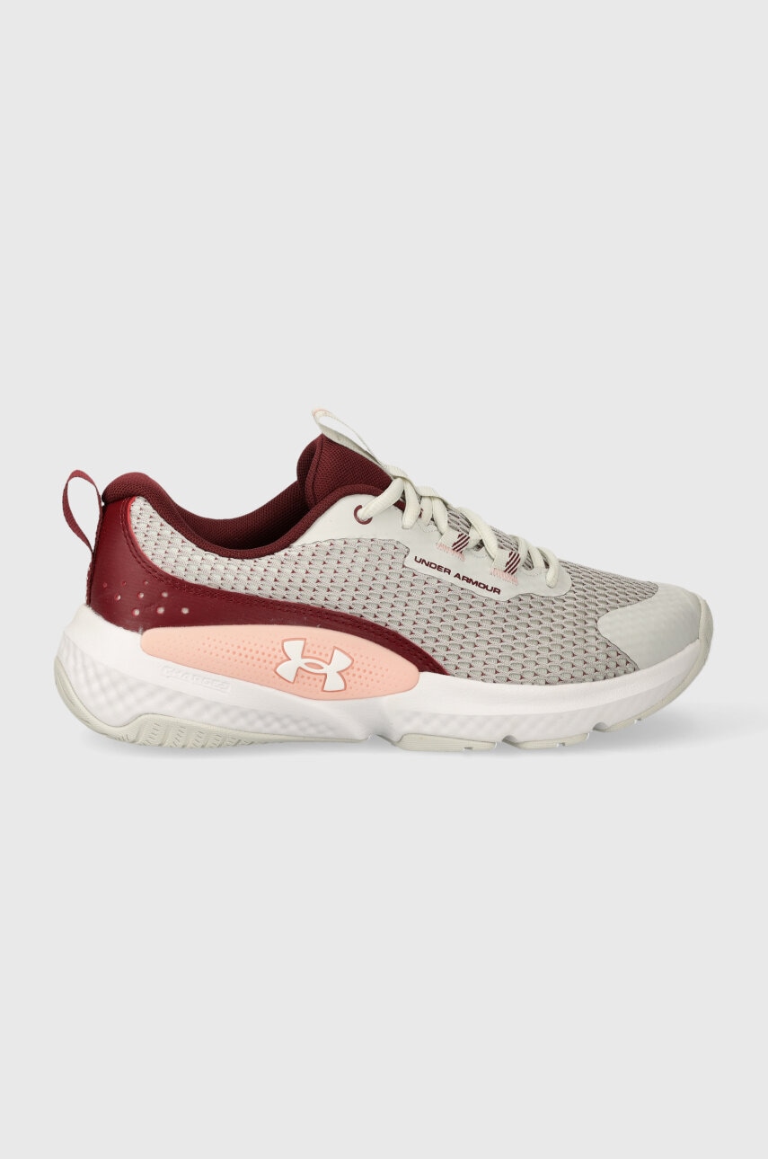 Levně Tréninkové boty Under Armour Dynamic Select šedá barva, 3026609